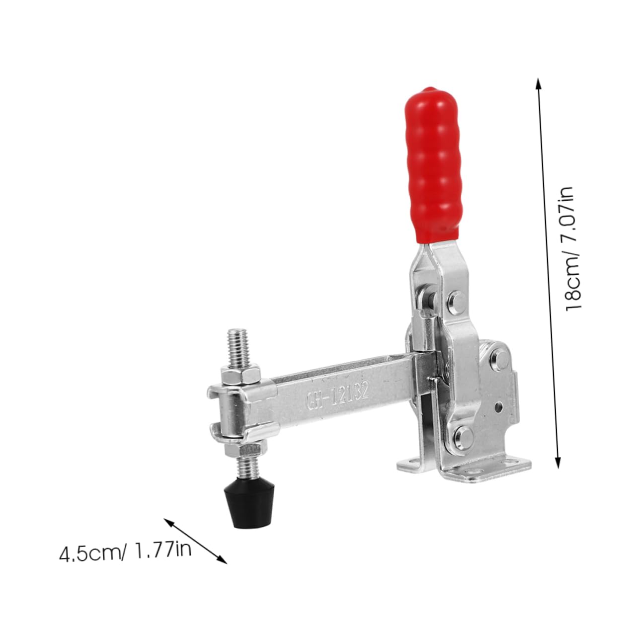 Mipcase 2pcs Welding Fixtures Iron Fixed Clamps Replacement Toggle Clamps Welding Accessory Woodworking Accessory Woodworking Supply Silver Iron