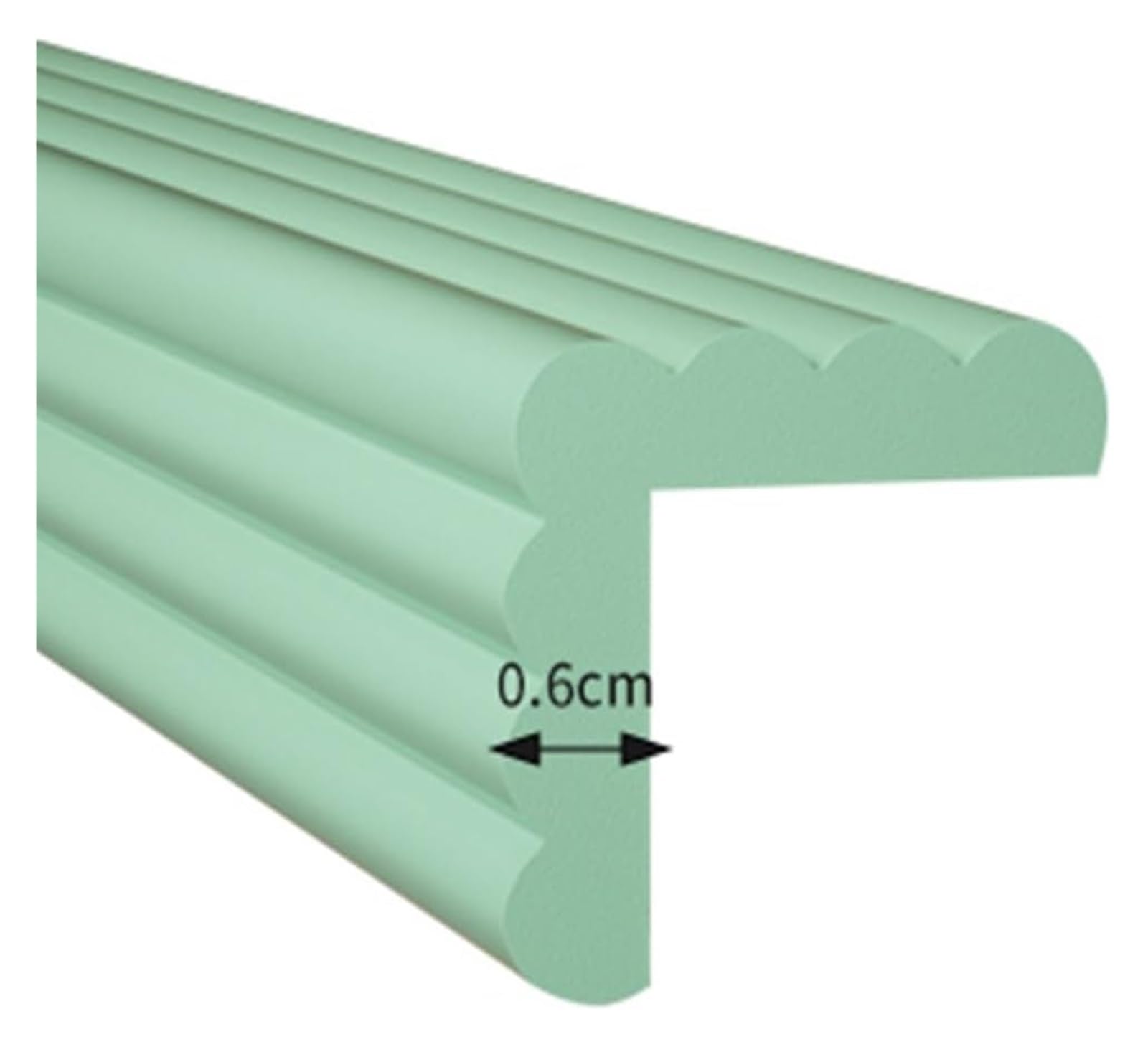 Protector de Esquinas para Bebé Tiras De Seguridad De Espuma, Tira Protectora De Esquinas De Muebles En Forma De W For La Seguridad De Los Niños, Borde De Mesa Autoadhesivo Y Protector De Esquinas For