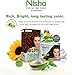 Nisha Cream Blonde Hair Color, Permanent Hair Dye - 8.0 Light Blonde Pack of 1