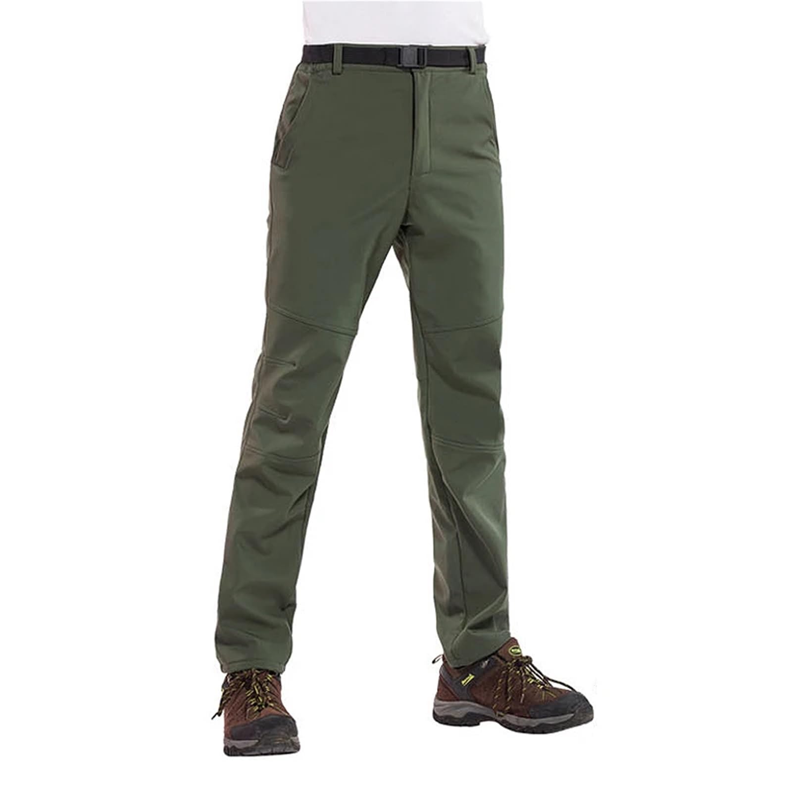 Pantalones de Forro Polar Invierno for Senderismo, Escalada, Acampada, Impermeables, for Trabajo, Deportes al Aire Libre, montañismo, esquí para Senderismo, Pesca, Esquí Y Acampada