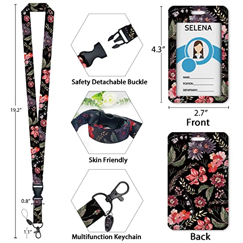 Gctriki RELA330CA Flower Id Badge Holder With Breakaway Lanyard thumb #5