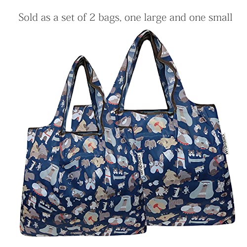 Image of allydrew Large Foldable Tote Nylon Reusable Grocery Bag