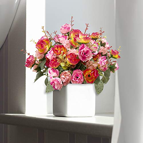 image for TURNMEON 3 Bunch Flower Bouquets Artificial Flowers Fake Flowers for H