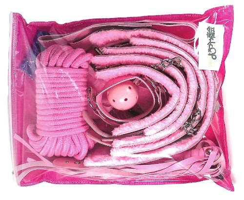 Amazon.co.jp: SMグッズ コスプレ 豪華8点セット ピンクレザー