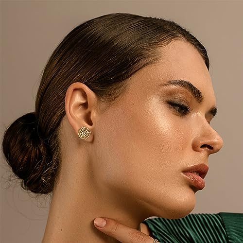 WOWORAMA Halloween Earrings Cute Pumpkin Earrings for Women Fun Crystal Pumpkin Stud Earrings Funny Smiling Face Pumpkin Drop Earrings Halloween Earrings Jewelry