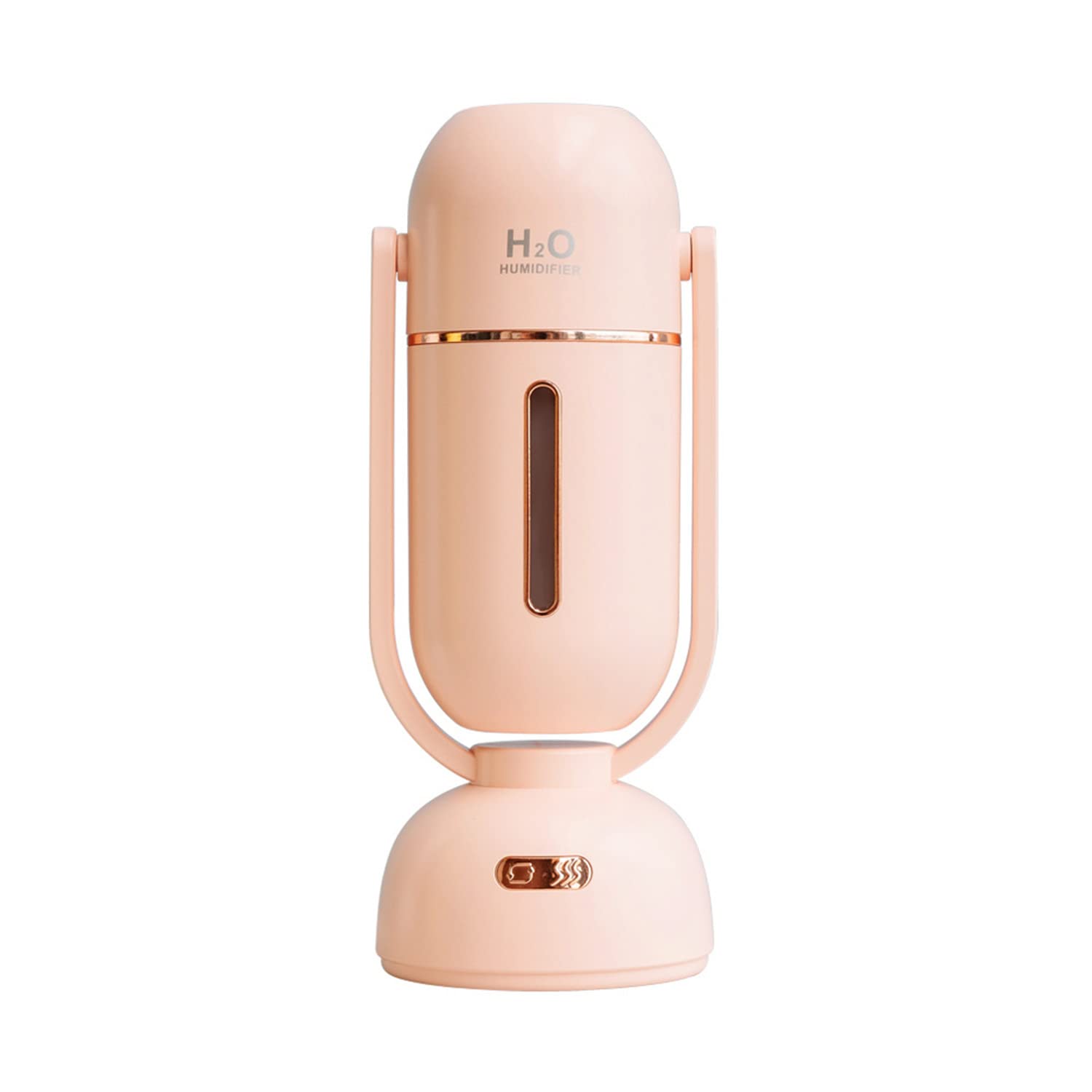 Nawilżacz - przenośny mini nawilżacz ze światłami LED, przenośne powietrze USB Ultra cichy, odpowiedni dla dzieci, wnętrz, sypialni, biura, samochodu (różowy)