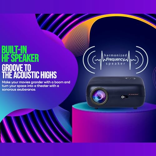 E Gate K9 Pro-Max (Upgraded) Automatic Projector, 13500 Lumens & 750fc | Full HD 1080p Native | Auto Focus + Auto Keystone | 534cm Max Screen |... - Image 4