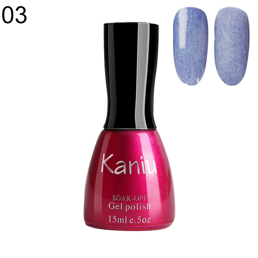 UV Gel Nail Polish by gLoaSublim,15ml Long Lasting UV LED Nail Gel Polish Women Manicure Varnish Lacquer Decor - 3#