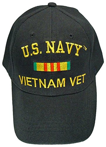 Buy Caps and Hats US Navy Vietnam Vet Cap Black United States War Veteran Hat Mens