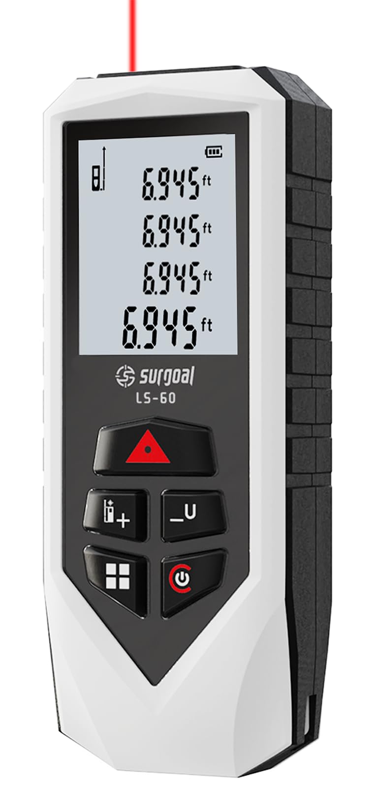 Mini Green Laser Distance Meter 262Ft – Rechargeable Digital Measuring Tool with USB Type-C, Area/Volume Modes, Max/Min, ±3mm Accuracy, Pocket-Sized Compact Design