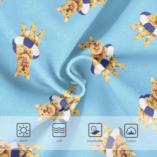 Girls' Underwear Golden Retriever Dog Cotton Stretch Comfort Toddler Panties3