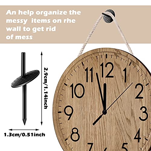 Image of 50 Pieces One Step Hangers Picture Hangers for Drywall Picture Hanging Nails Iron Alloy Photo Frame Hanger Kit for Wood Hardware Mounting (20Ib)