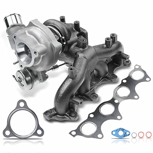 A-Premium Complete Turbo Turbocharger Kit, With Wastegate Actuator & Gasket, Compatible With Hyundai Veloster 2013-2015 & Kia Forte5 2014-2015, Forte Koup 2014, 1.6L, Replace# 5303-970-0306 #TOP29