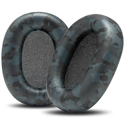 Image of WC PadZ XM6 - Premium Replacement Earpads Compatible with Sony WH-1000XM6 Headphones by Wicked Cushions | Enhanced Comfort, Durable PU Leather & Sound Isolation | Black Camo