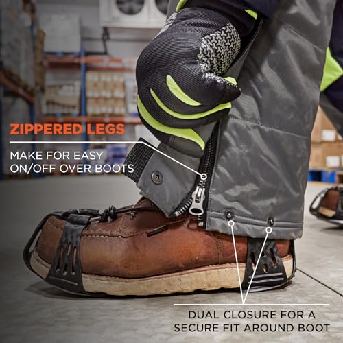 Image of Ergodyne N-Ferno 6477 Insulated Freezer Bib Overalls, Cold Storage Work Gear