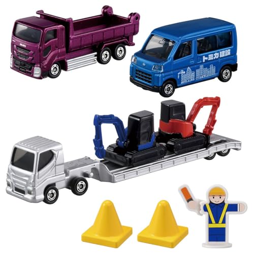 Set Construcción Takara Tomy Tomica Mini Vehículos miniatura 1