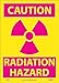 NMC National Marker Corp. R24PB Caution (Graphic) Radiation Hazard Sign, 14 Inch X 10 Inch, PS Vinyl