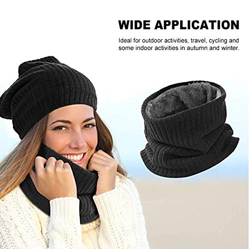HIDARLING Invernale Berretti in Maglia con Sciarpa...