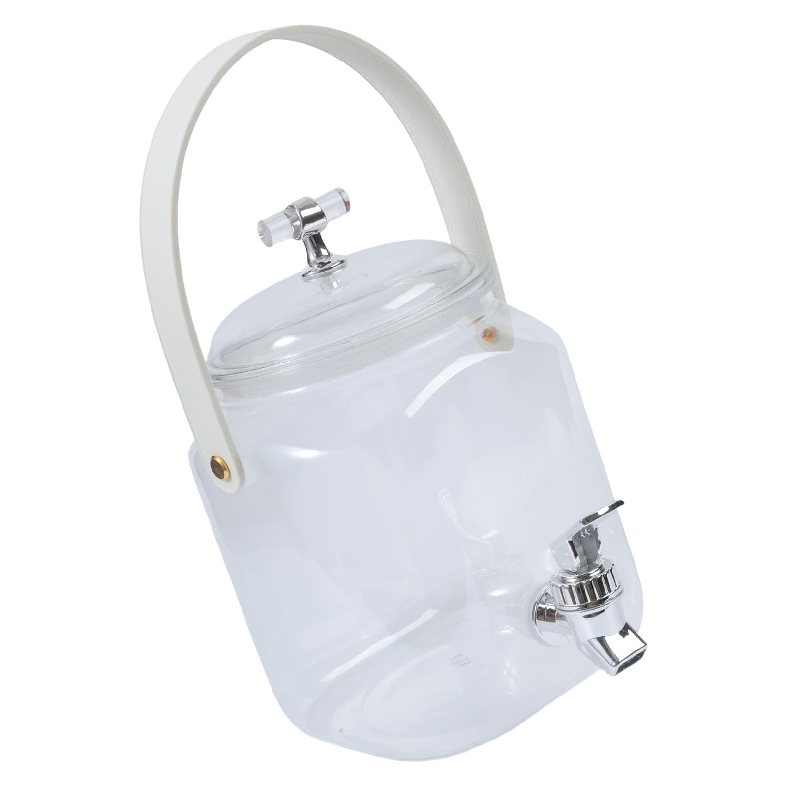 Dispensador de bebidas para barbacoa al aire libre, resistente a fugas, mango ergonómico, jarra de agua eficiente, dispensador de bebidas de fiesta de gran capacidad con tapa