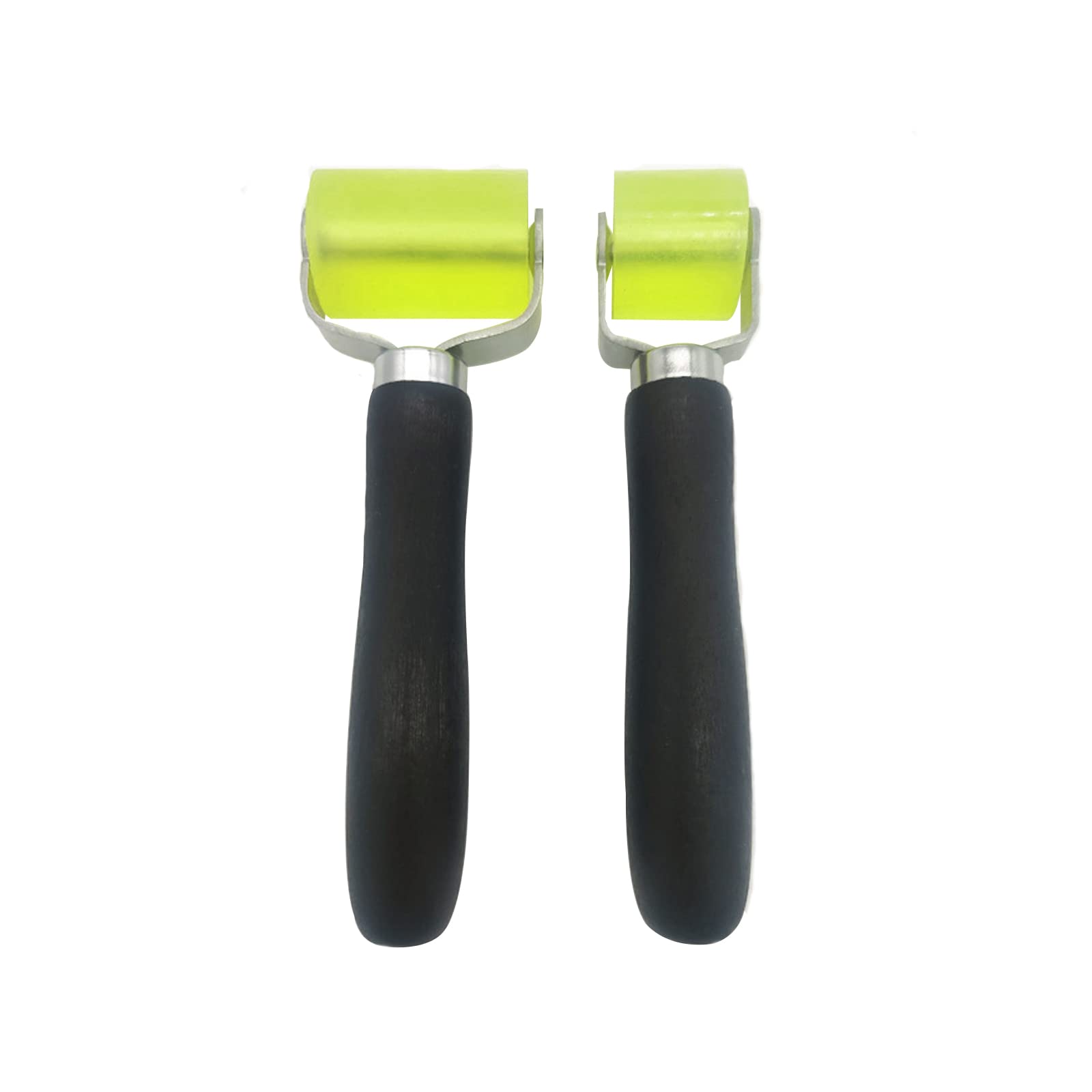 GisWell Andrückwalzen Set - 2 Stück Silikon Handdruck Roller 30mm & 50mm