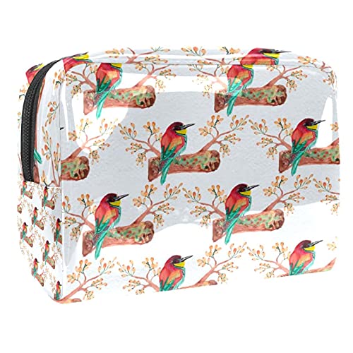 Trousse à maquillage mignonne imprimée poussins pour vos retouches beauté au bureau ou en voyage