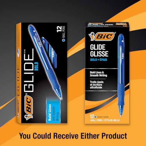 Image of BICVLGB11BE - BIC Velocity Easy-Glide System Ballpoint Pen