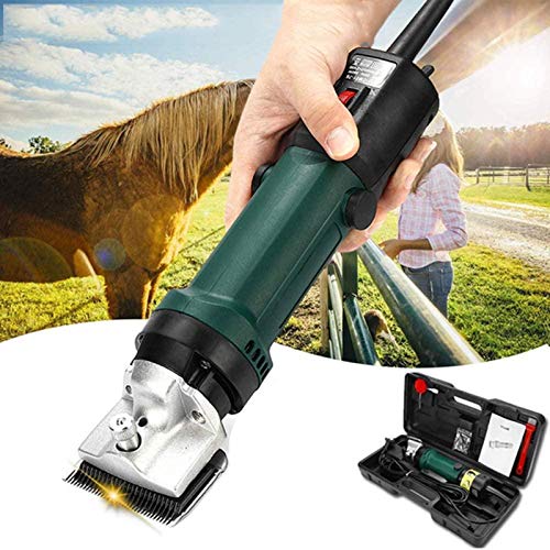 ZH-VBC Tosatrice per Cavalli Professionale, 690 W Tosatrice Elettrica per Cavalli, Kit per Toelettatura Animali per Cavallo Equino Capra Pony Cattle e Grande Cani Spessi
