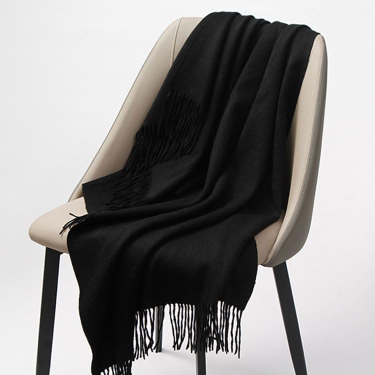 Scarf for Women Winter Soft Cashmere Feel Wraps, Oversized 80.7"X 27.5" Pashmina Wraps with Tassel Cozy and Warm2