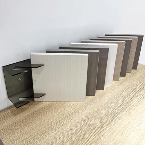 PP-Wic(小さな店) アクリル製建築資材ディスプレイスタンド、壁掛けキャビネットドアパネルサンプルラック、小売店商業タイル大理石サンプルラック、木製タイルに適した床タイルディスプレイスタンド,Grey 70cm