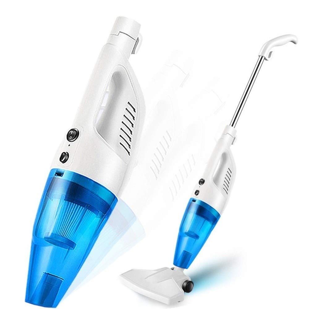 Aspirateur à main balayeuse verticale d'acariens bleu double usage pour sols durs