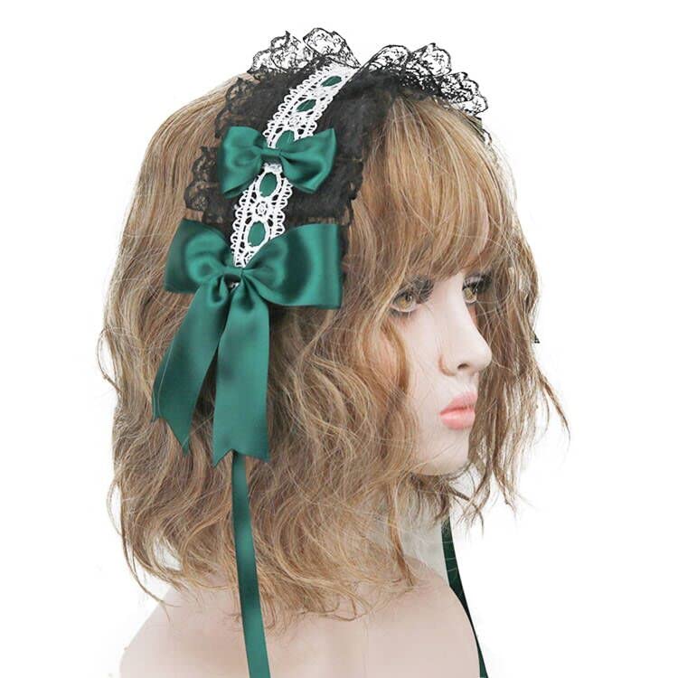 メイド服4着セット ヘッドドレス カチューシャ リボンブローチ クリップ付き Amazon.co.jp: morytrade カチューシャ ヘッドドレス 髪飾り