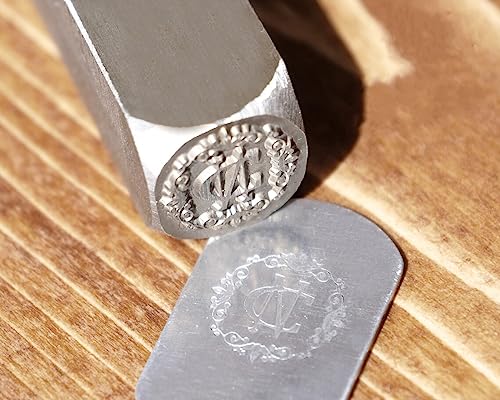 TPFOON - Timbre En Métal Personnalisé - Poinçon En Acier Avec Logo D'Entreprise, Marquage Tactile Forgé, Fait À La Main, Moule Pour Logo