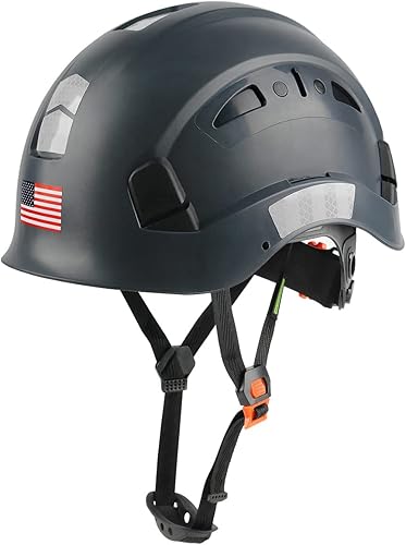 GREEN DEVIL Safety Helmet Hard Hat Adjustable Lightweight Vented ABS Work Helmet for Men and Women 6-Point Suspension ANSI Z891 Approved Ideal for