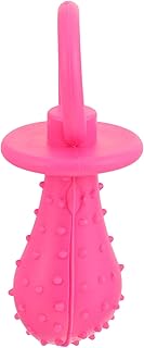 TEHAUX Pet Pacifier Toy Rubber Puppy Dog Cat Molar Pacifier Tooth Cleaning Toy With Bell Insided (Random Color)