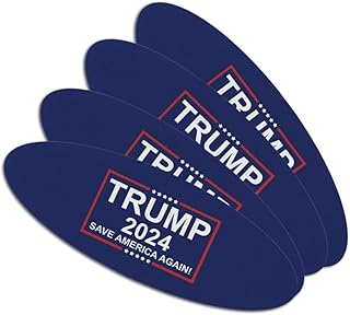 Trump 2024 Double-Sided Oval Nail File Emery Board Set 4 Pack
