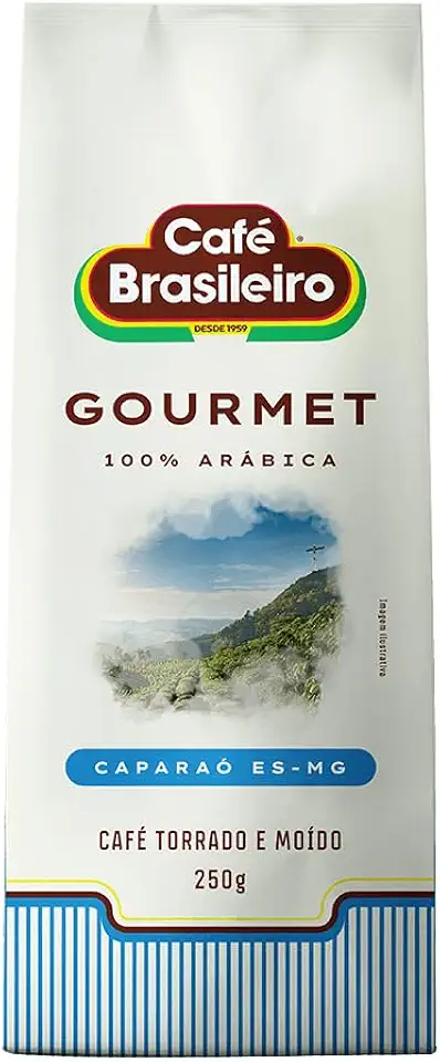 Café Brasileiro Café Torrado e Moído Caparaó Café Brasileiro Gourmet Pacote 250g
