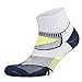 Balega Enduro V-Tech Quarter Socks, White/Ink, Medium