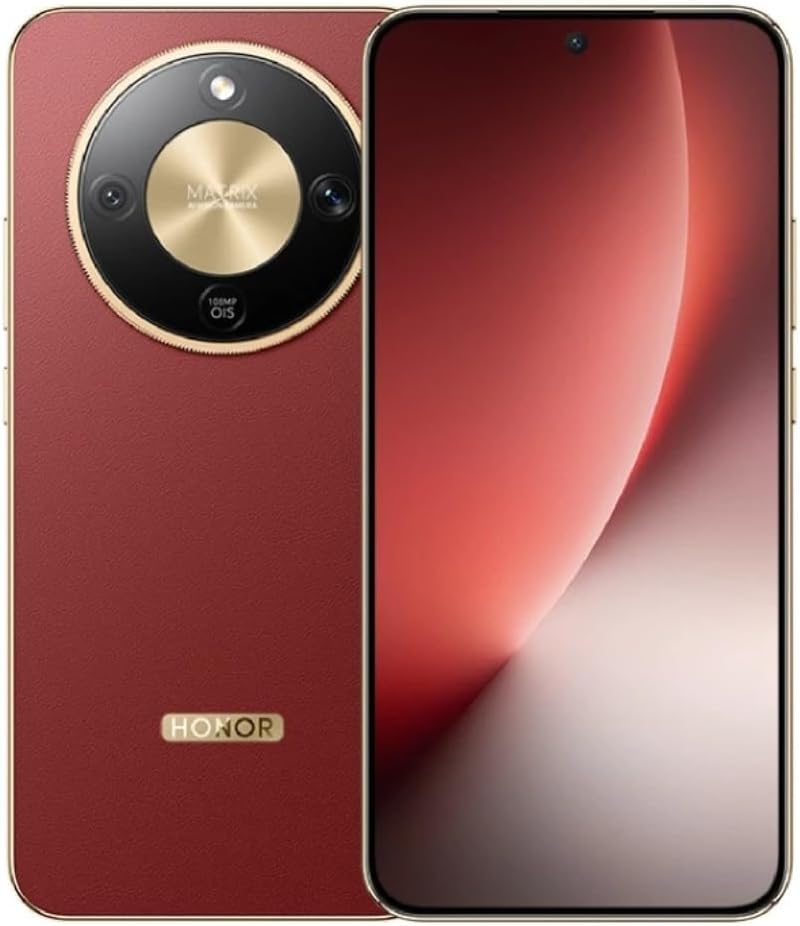 HONOR Magic8 Lite Dual-SIM 256GB ROM + 8GB RAM (GSM Only | No CDMA) Factory Unlocked 5G Smartphone (Reddish Brown) - International Version