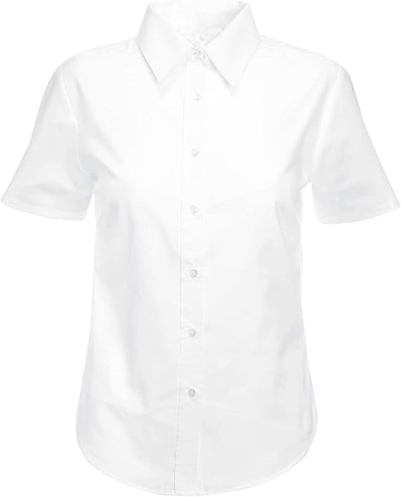 Amazon Co Jp 女子 半袖 スクールシャツ 学生 ブラウス ワイシャツ Yシャツ 女の子用 無地 カッターシャツ フォーマル 制服 ガールズ トップス 七五三 結婚式 お受験 服 ファッション小物