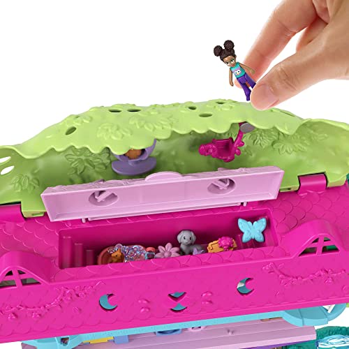 Polly Pocket Boneca Pollyville Aventuras na casa da árvore, Modelo: HHJ06, Cor: Multicolorido
