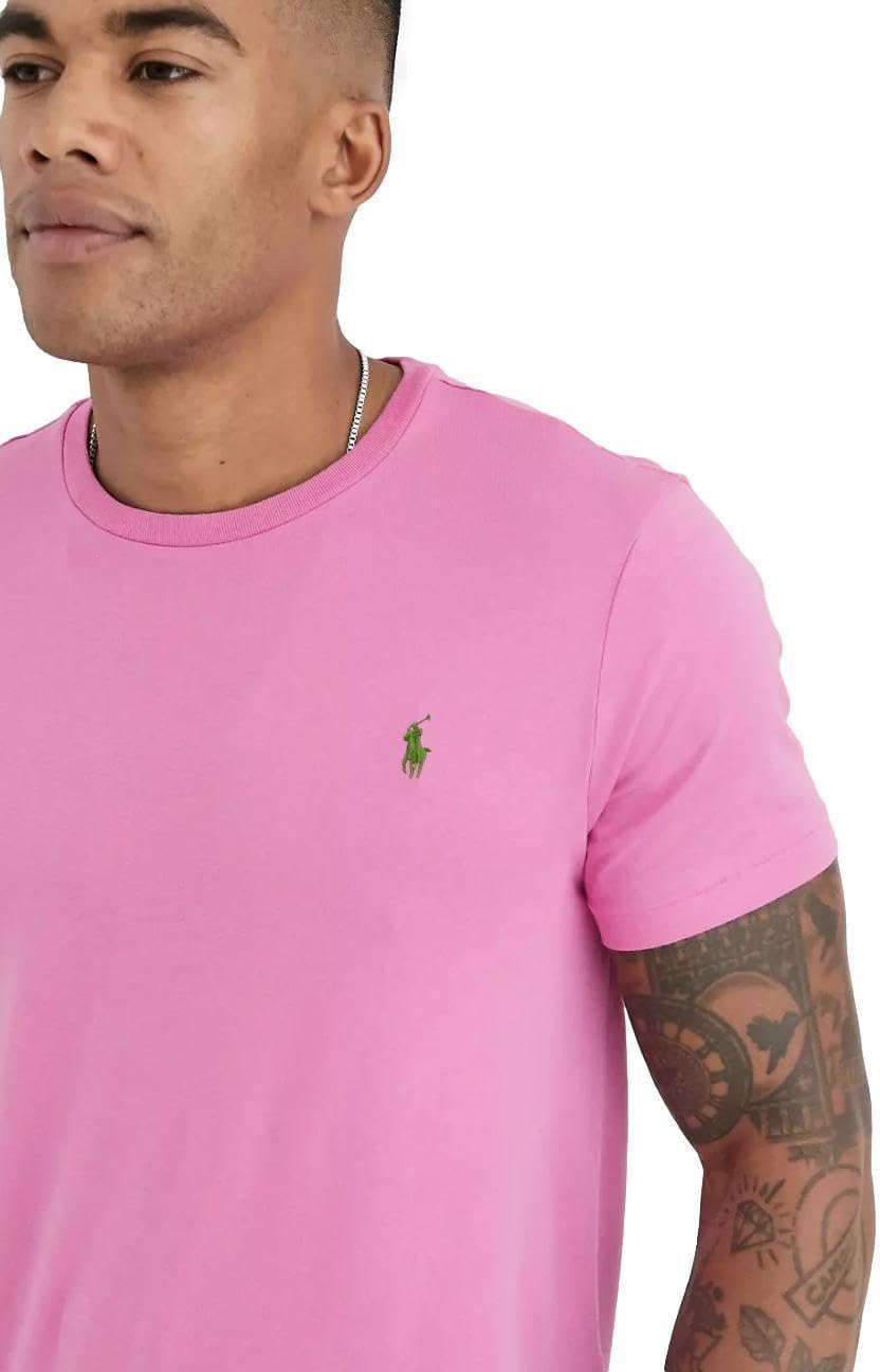 Polo Ralph Lauren Mens Big & Tall Crew Neck T-Shirt (LT, DaliaPink)