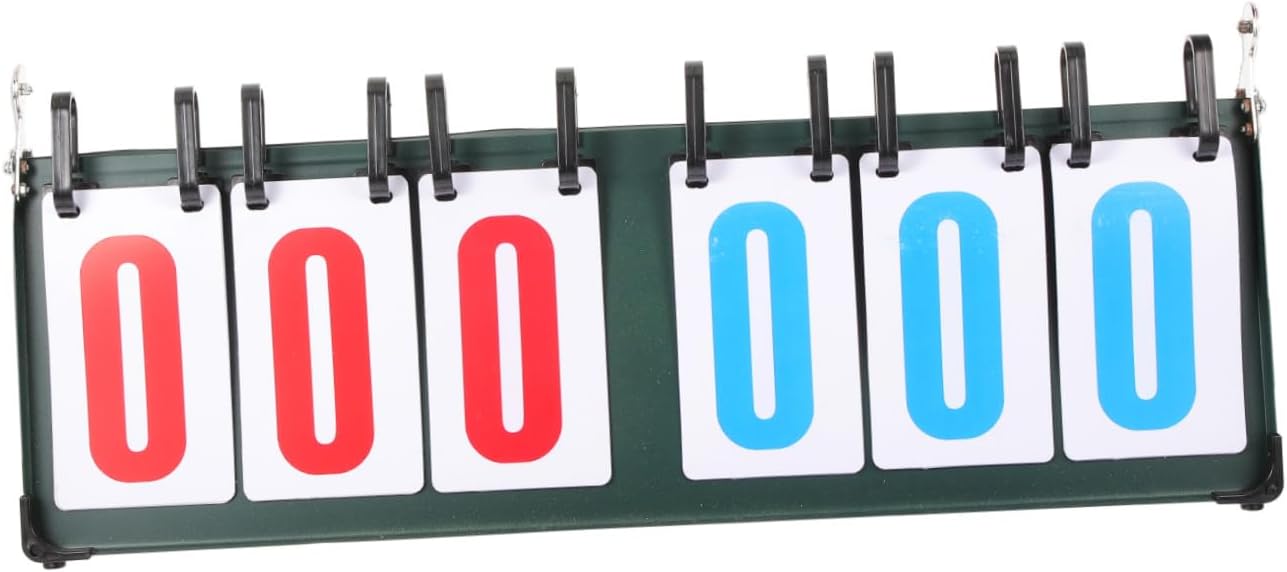 Tennis Scorekeeper Flip Scoreboard Baseball Scoreboard for Outdoor Games Practical Sports Scorekeeper
