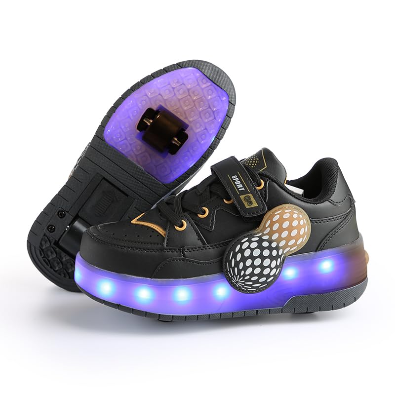 Image of Retractable Roller Shoes & Girl Sneaker, Adjustable Roller Skates Suitable for School and Outdoor Activities