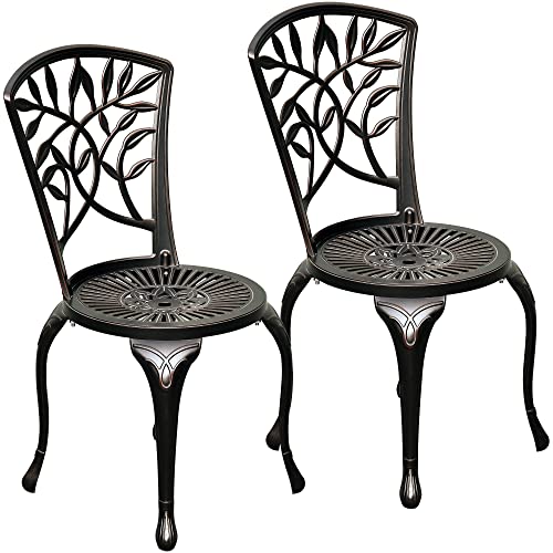 DWVO Cast Aluminum Patio Chairs