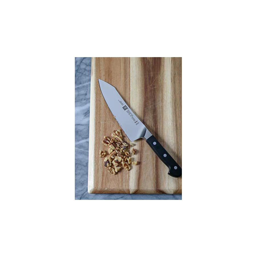 ZWILLING Pro 7-inch Rocking Santoku Knife, 7'', Black/Stainless Steel