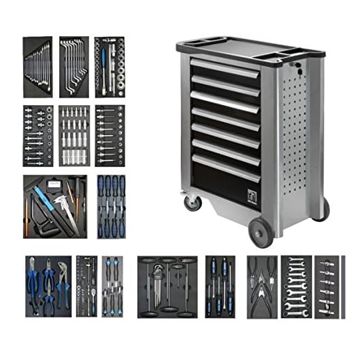 SW-Stahl Z2900 Werkzeugsortiment komplett mit Werkstattwagen