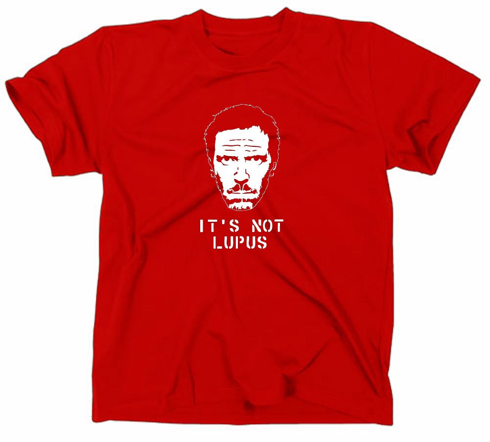 STYLETEX23 #2 Dr House MD T-Shirt, red XL