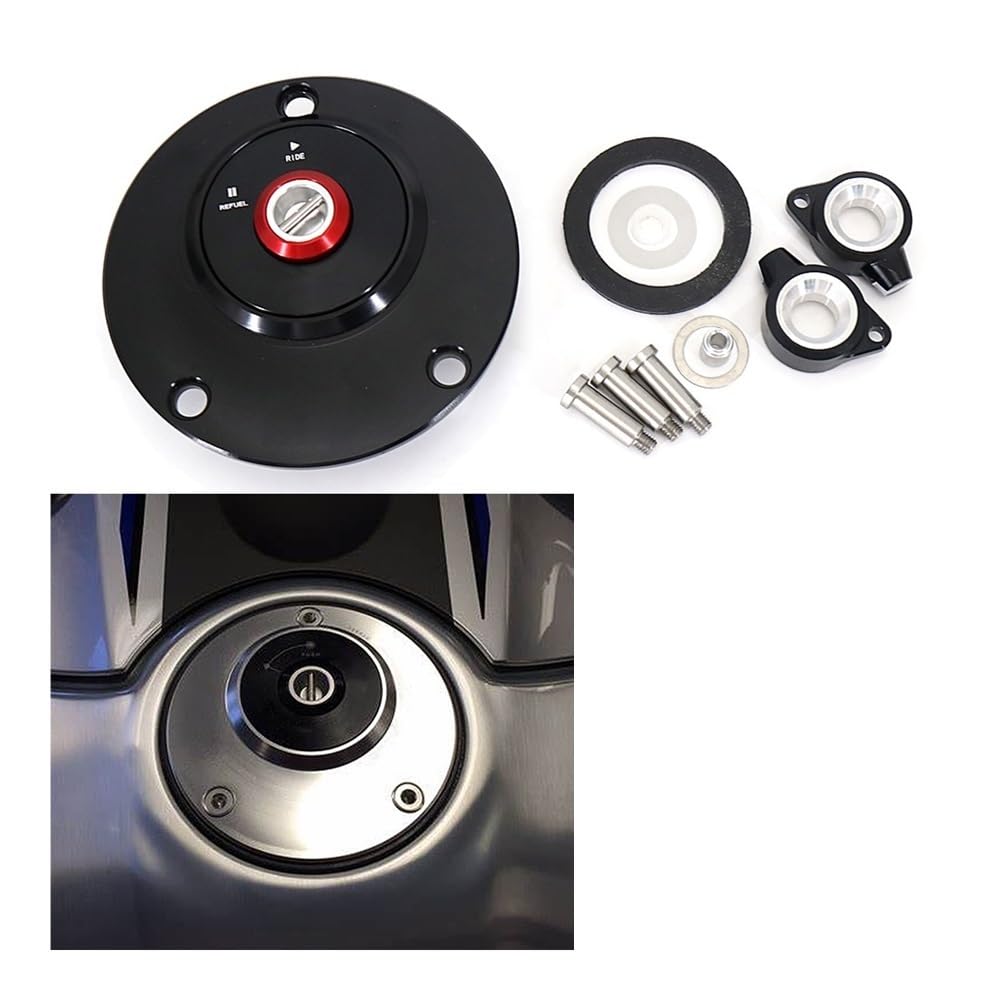 Tappo Coperchio Serbatoio Carburante Tappo Serbatoio Carburante Olio Moto Con Sfiato Per Tracer MT09 2013-2023 MT 09 SP 2021 2022 2023 MT-09 2015-2017