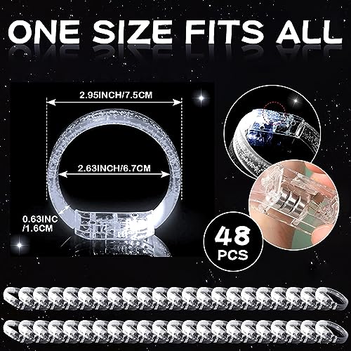 DAZZTIME 48 Pezzi Bacchetta in Fibra Ottica a