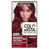 L'Oréal Paris Colorista Permanent Gel Hair Dye, Long-Lasting and Vibrant At-Home Hair Colour, High-Intensity Hues with Up to 3x More Shine, Colour: Cherry Red